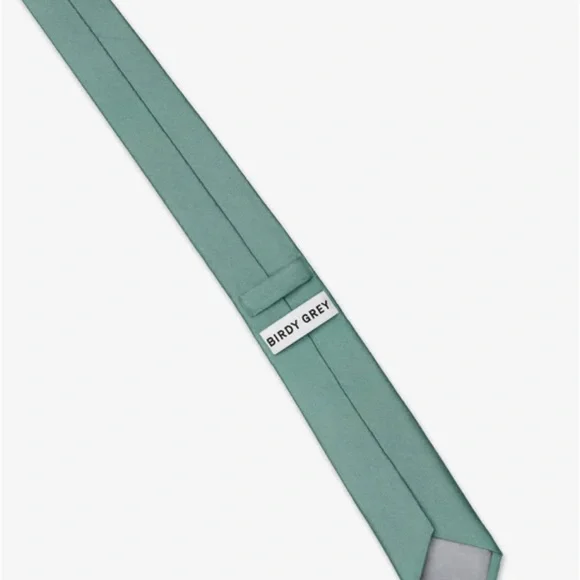 Birdy Grey Sea Glass Men's Tie - Picture 3 of 5